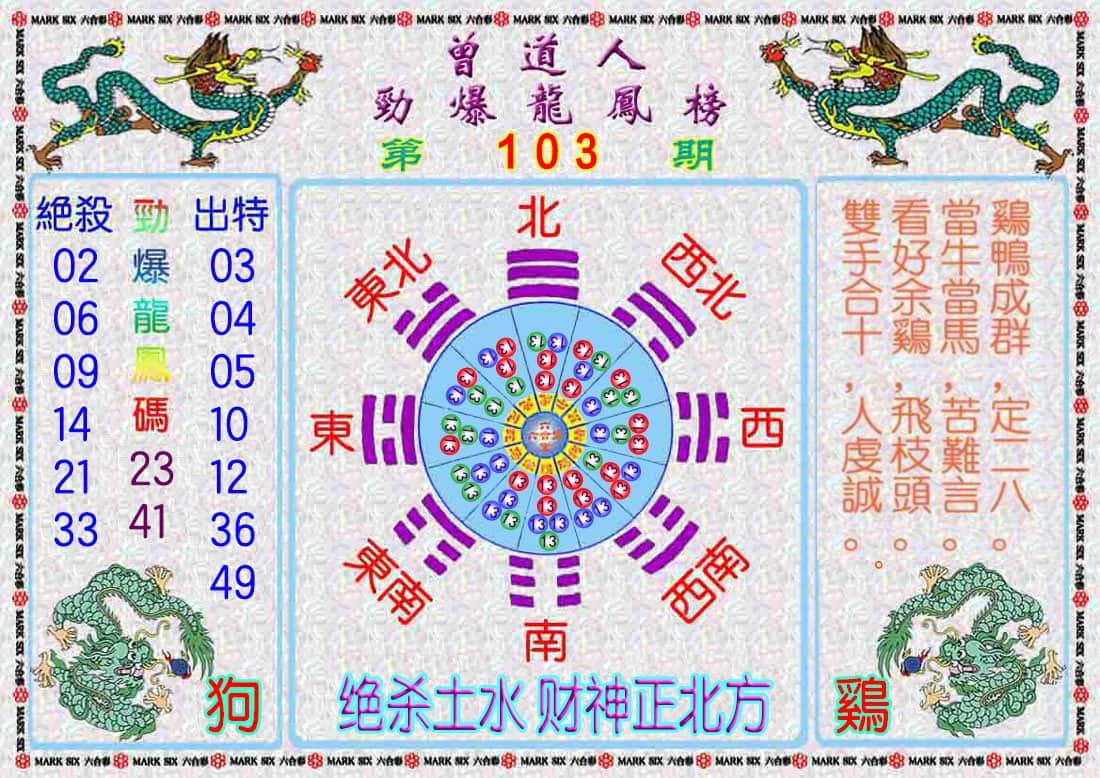 六合彩心水图库9|曾道人劲爆龙凤榜 六合彩心水图库9|曾道人劲爆龙凤榜