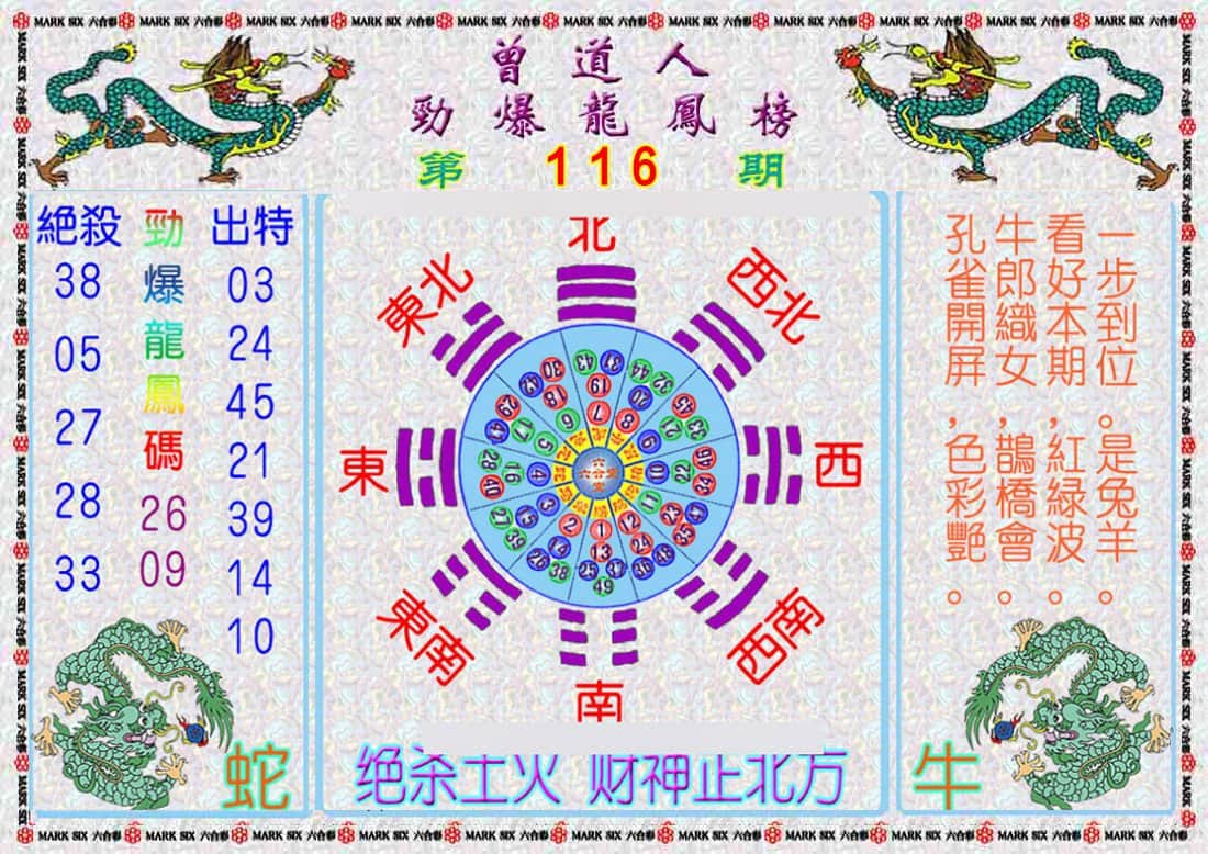 六合彩心水图库9|曾道人劲爆龙凤榜 六合彩心水图库9|曾道人劲爆龙凤榜