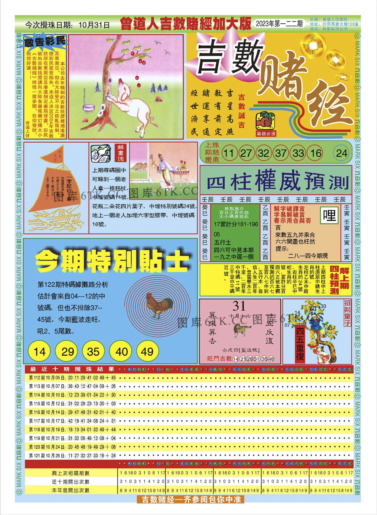 六合彩心水图库10|曾道人吉数赌经A加大版 六合彩心水图库10|曾道人吉数赌经A加大版