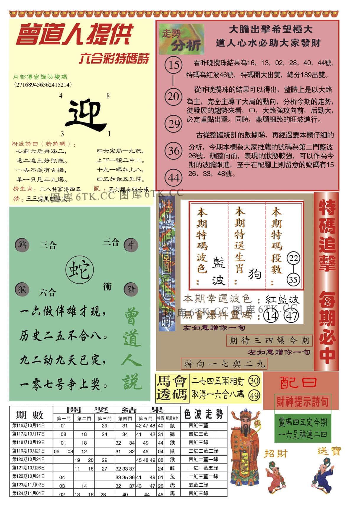 六合彩心水图库15|曾道人内幕B加大版 六合彩心水图库15|曾道人内幕B加大版