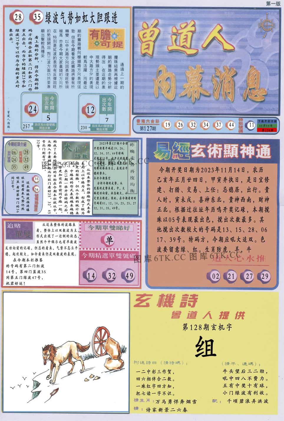 六合彩心水图库19|曾道人内幕消息A 六合彩心水图库19|曾道人内幕消息A