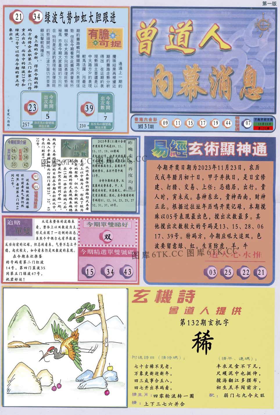 六合彩心水图库19|曾道人内幕消息A 六合彩心水图库19|曾道人内幕消息A