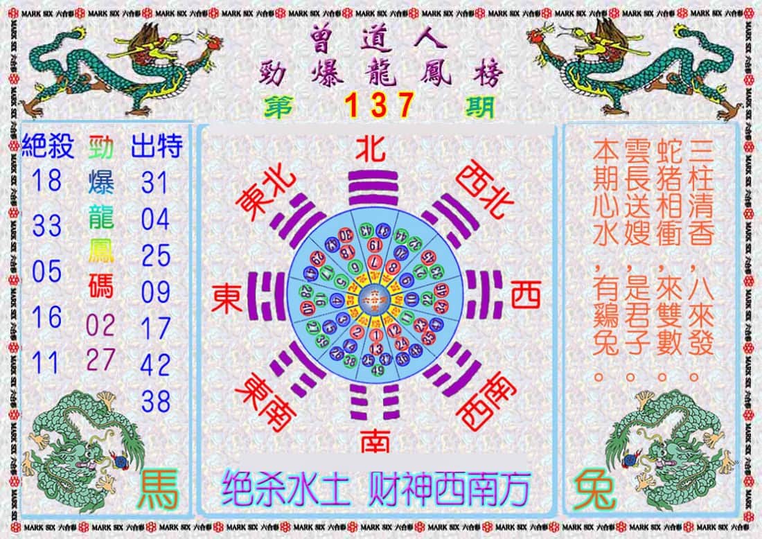六合彩心水图库9|曾道人劲爆龙凤榜 六合彩心水图库9|曾道人劲爆龙凤榜