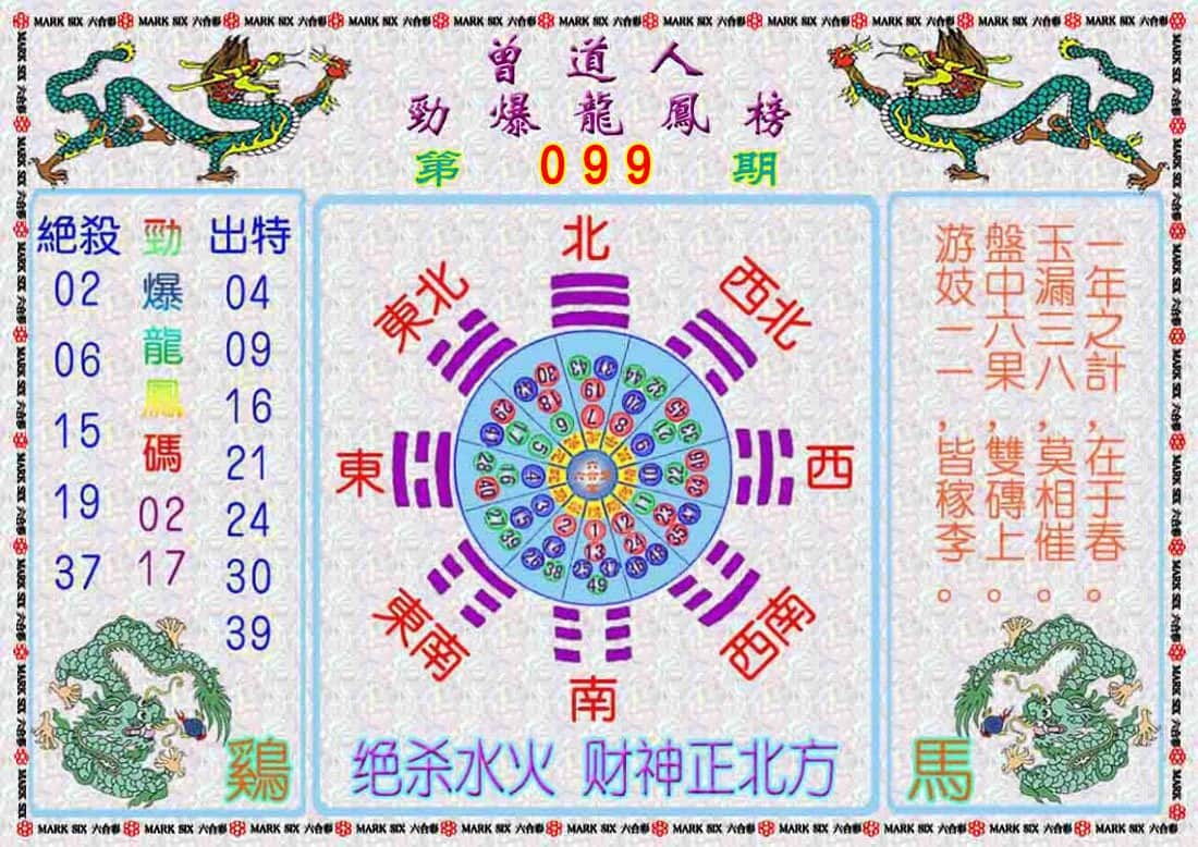 六合彩心水图库9|曾道人劲爆龙凤榜 六合彩心水图库9|曾道人劲爆龙凤榜