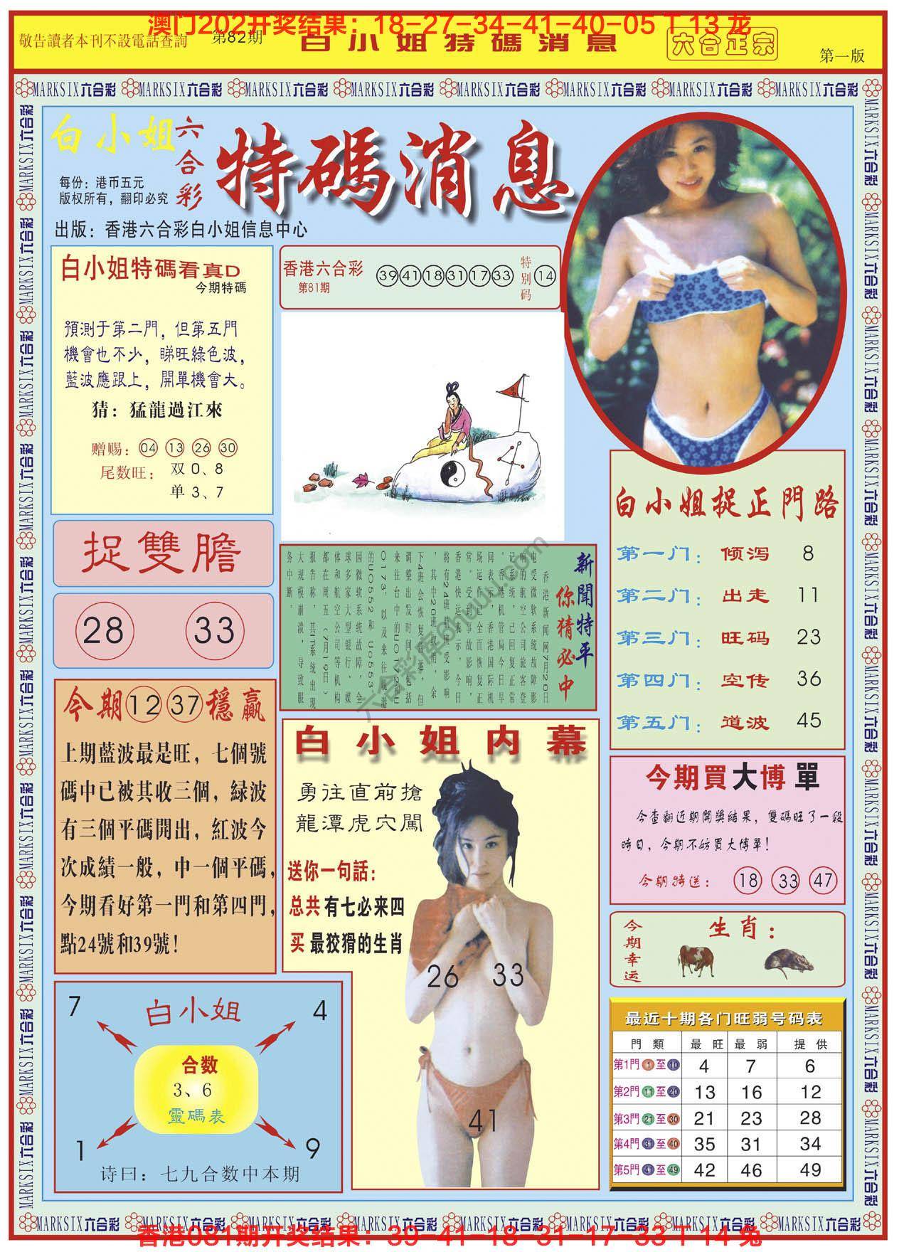 六合彩心水图库5|白小姐特码消息 六合彩心水图库5|白小姐特码消息