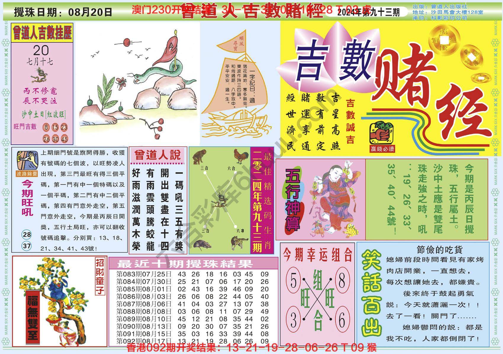 六合彩心水图库7|曾道人吉数赌经 六合彩心水图库7|曾道人吉数赌经