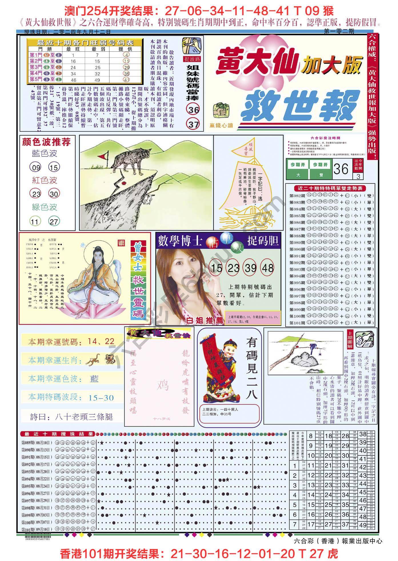 六合彩心水图库2|黄大仙救世报(加大版) 六合彩心水图库2|黄大仙救世报(加大版)