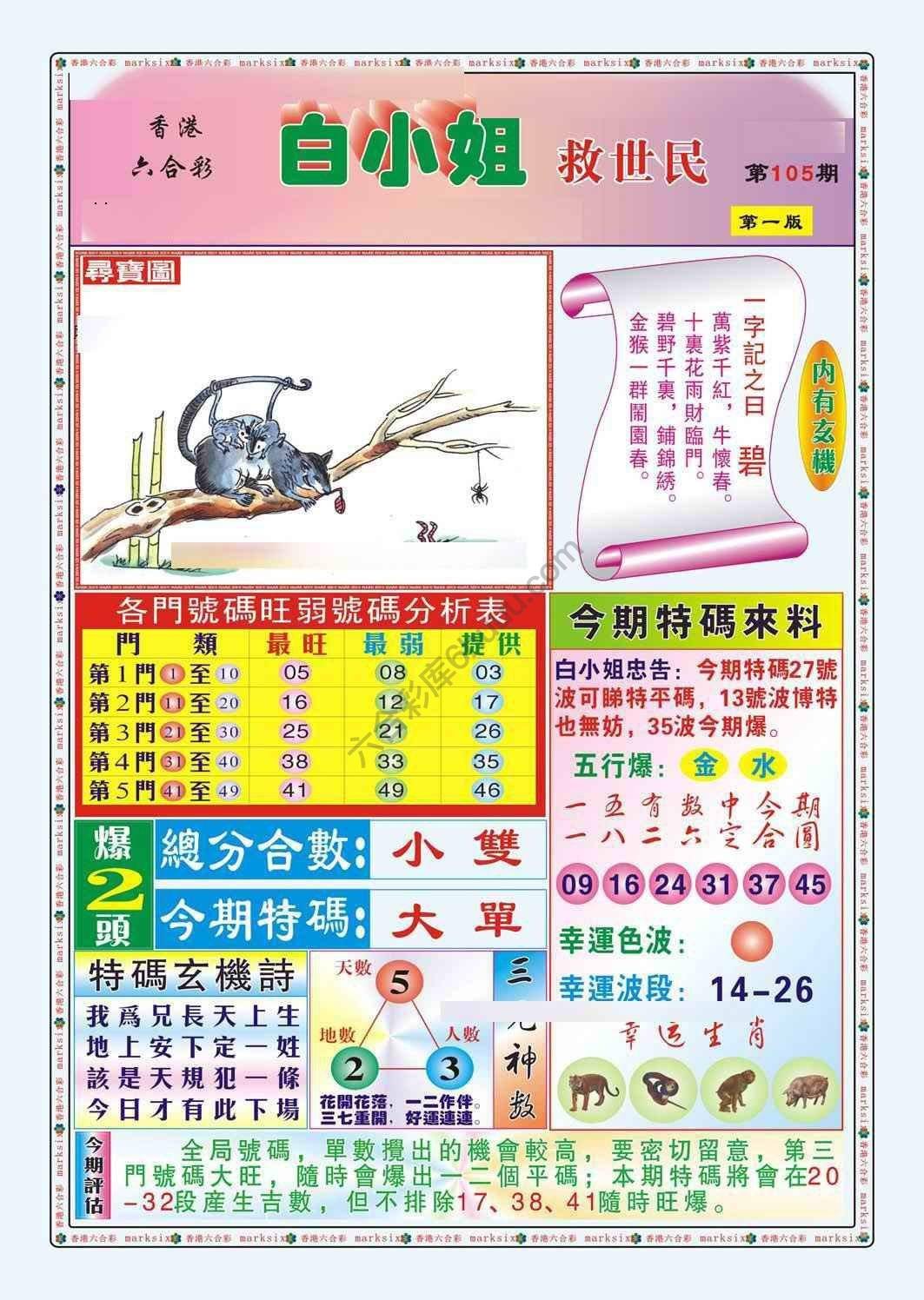 六合彩心水图库14|白小姐救世民 六合彩心水图库14|白小姐救世民