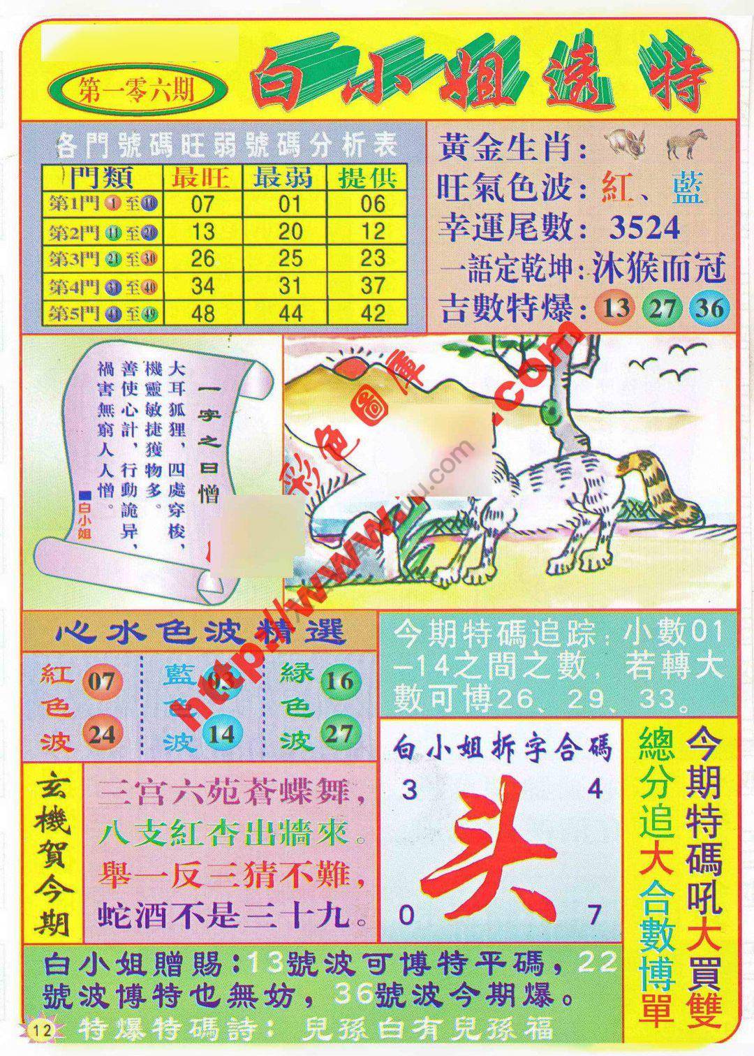 六合彩心水图库15｜白小姐透特