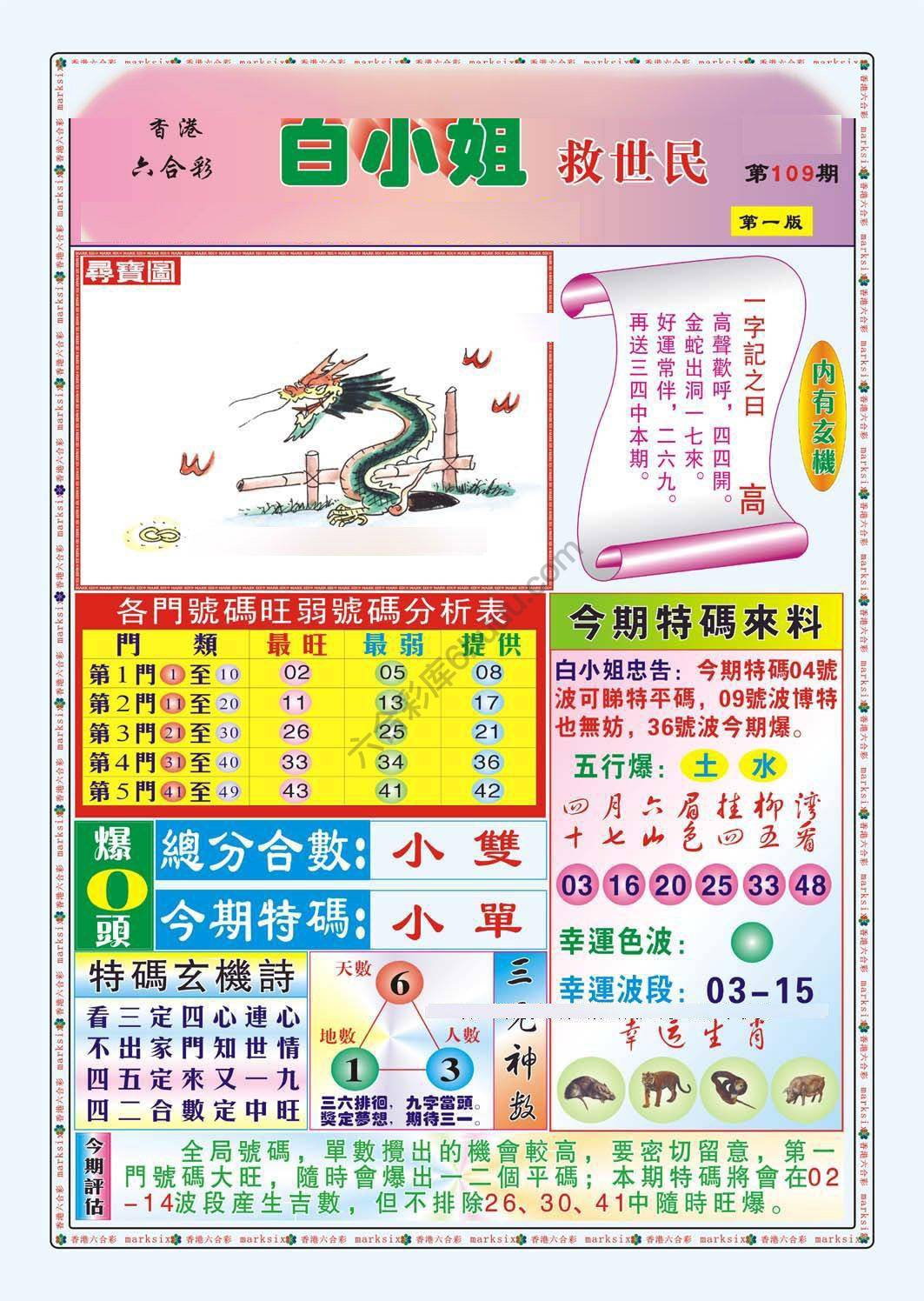 六合彩心水图库14|白小姐救世民 六合彩心水图库14|白小姐救世民