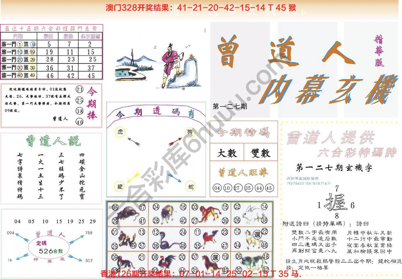 六合彩心水图库6|曾道人内幕玄机(精华版) 六合彩心水图库6|曾道人内幕玄机(精华版)