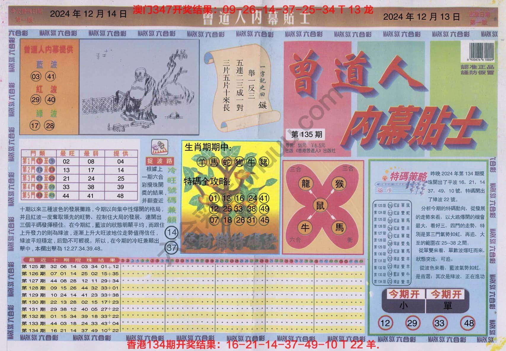 六合彩心水图库6|曾道人内幕贴士 六合彩心水图库6|曾道人内幕贴士