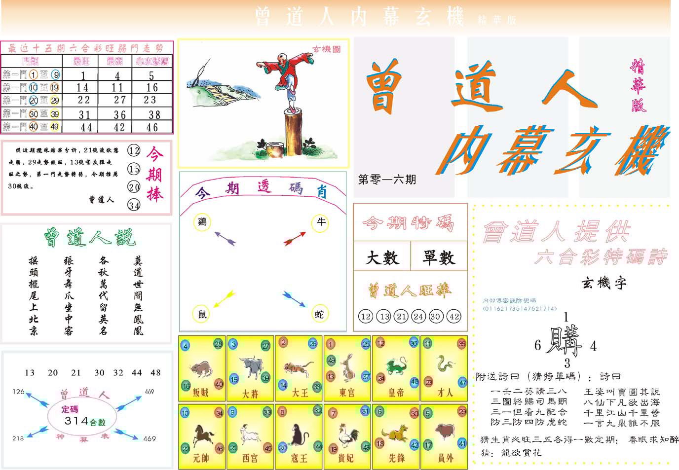 六合彩心水图库16|曾道人内幕精华版 六合彩心水图库16|曾道人内幕精华版