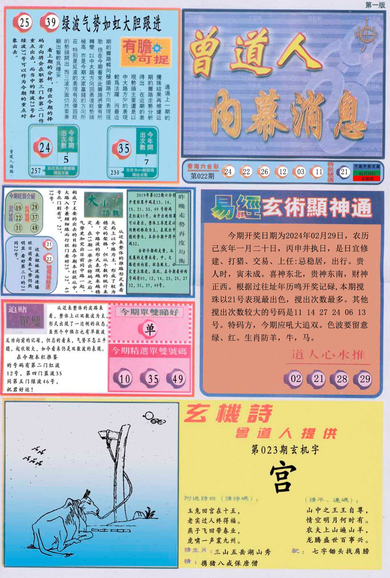 六合彩心水图库19|曾道人内幕消息A 六合彩心水图库19|曾道人内幕消息A
