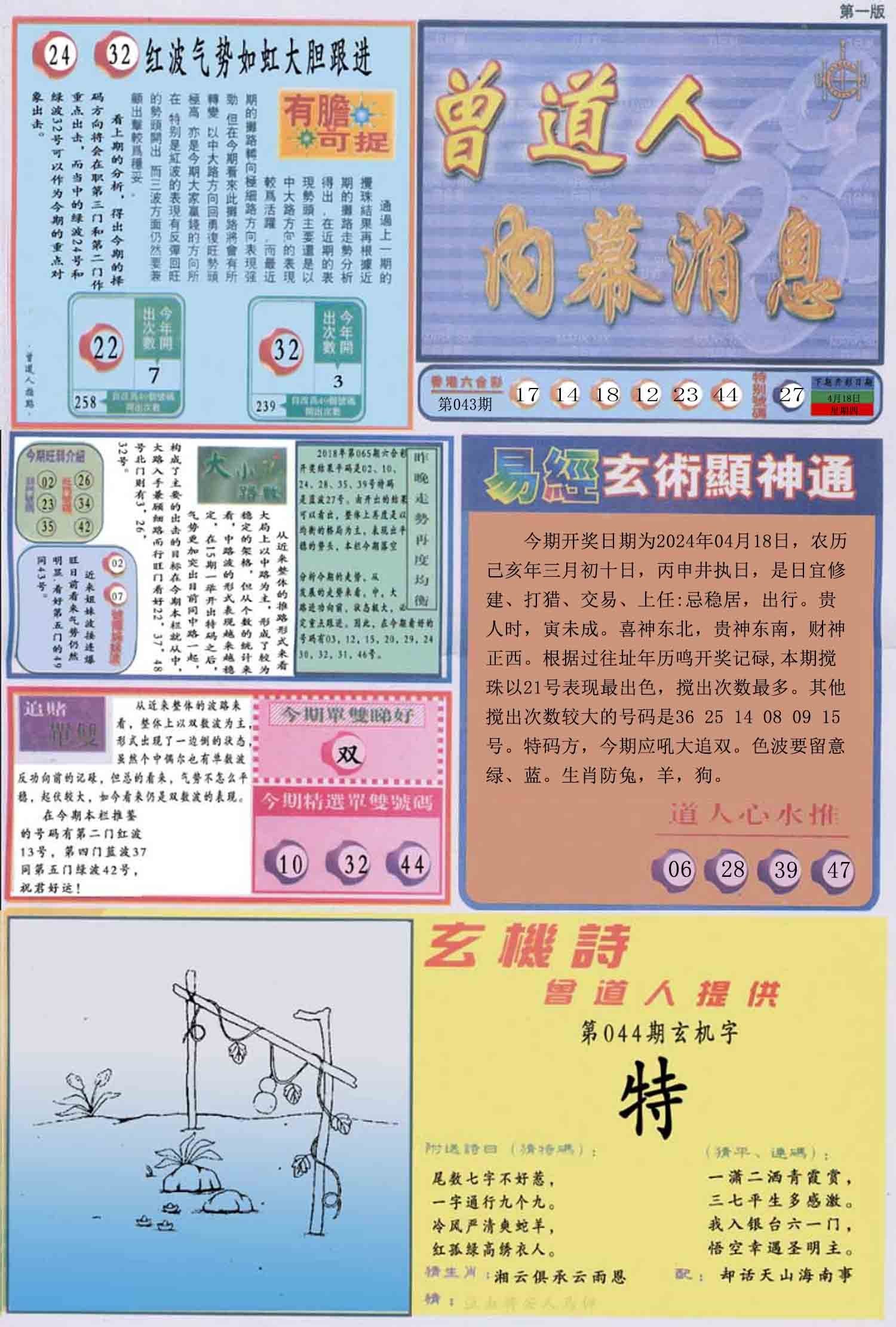 六合彩心水图库19|曾道人内幕消息A 六合彩心水图库19|曾道人内幕消息A