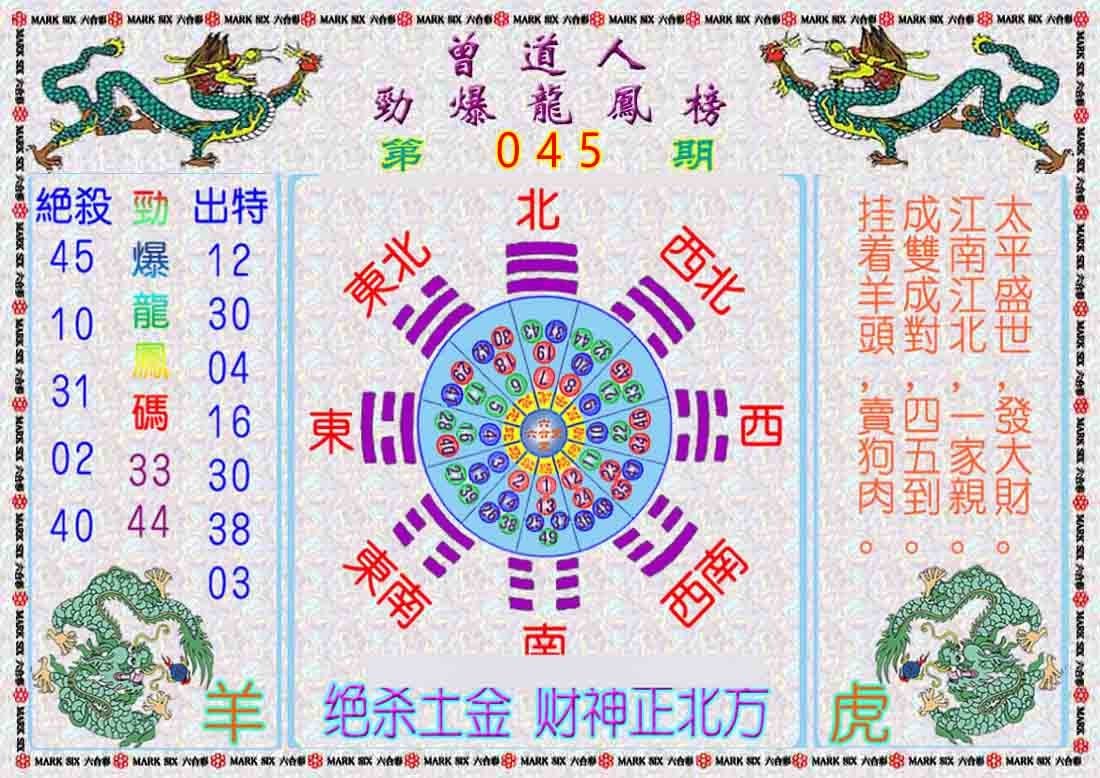 六合彩心水图库9|曾道人劲爆龙凤榜 六合彩心水图库9|曾道人劲爆龙凤榜