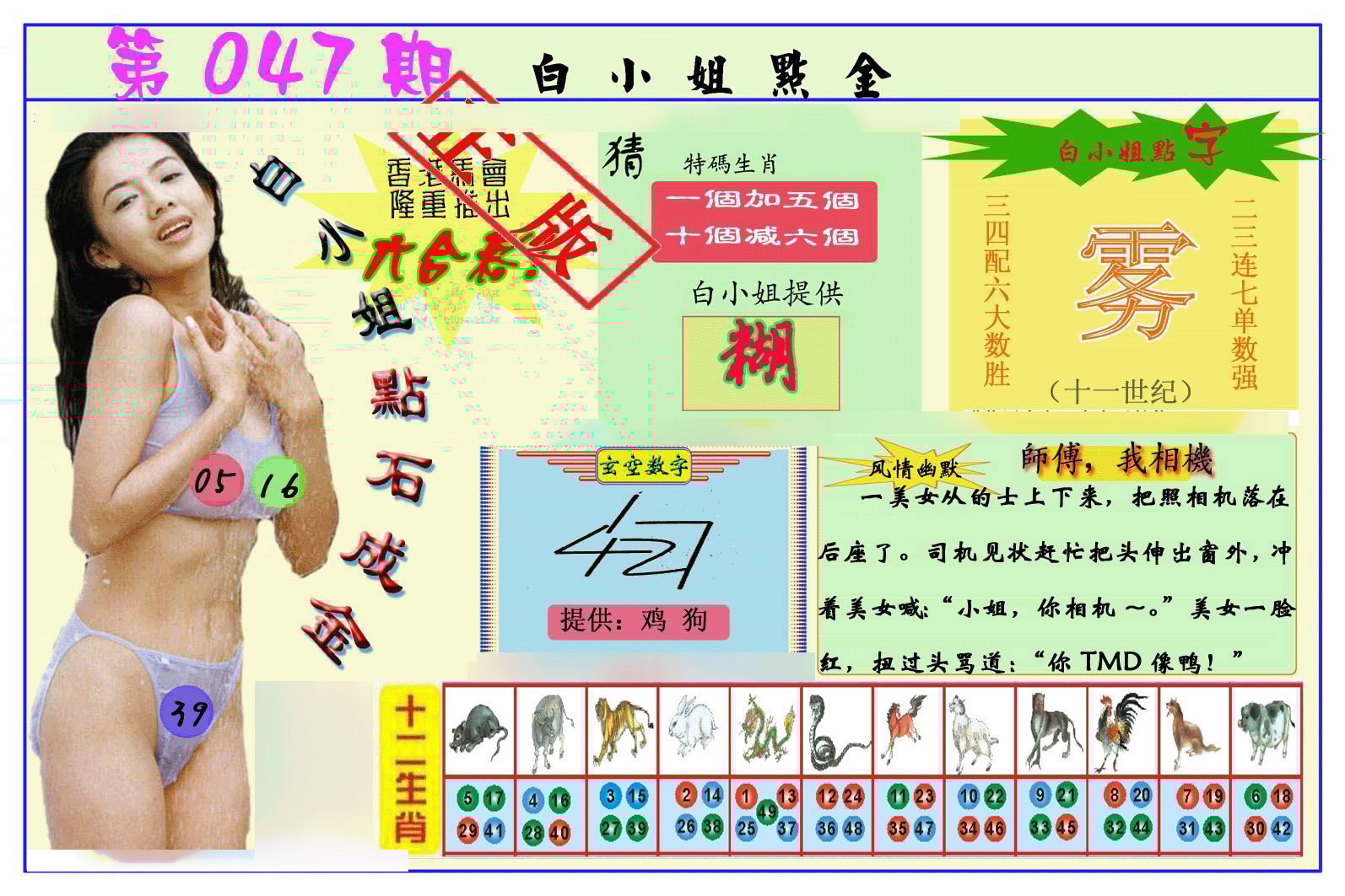 六合彩心水图库8|白小姐点金 六合彩心水图库8|白小姐点金