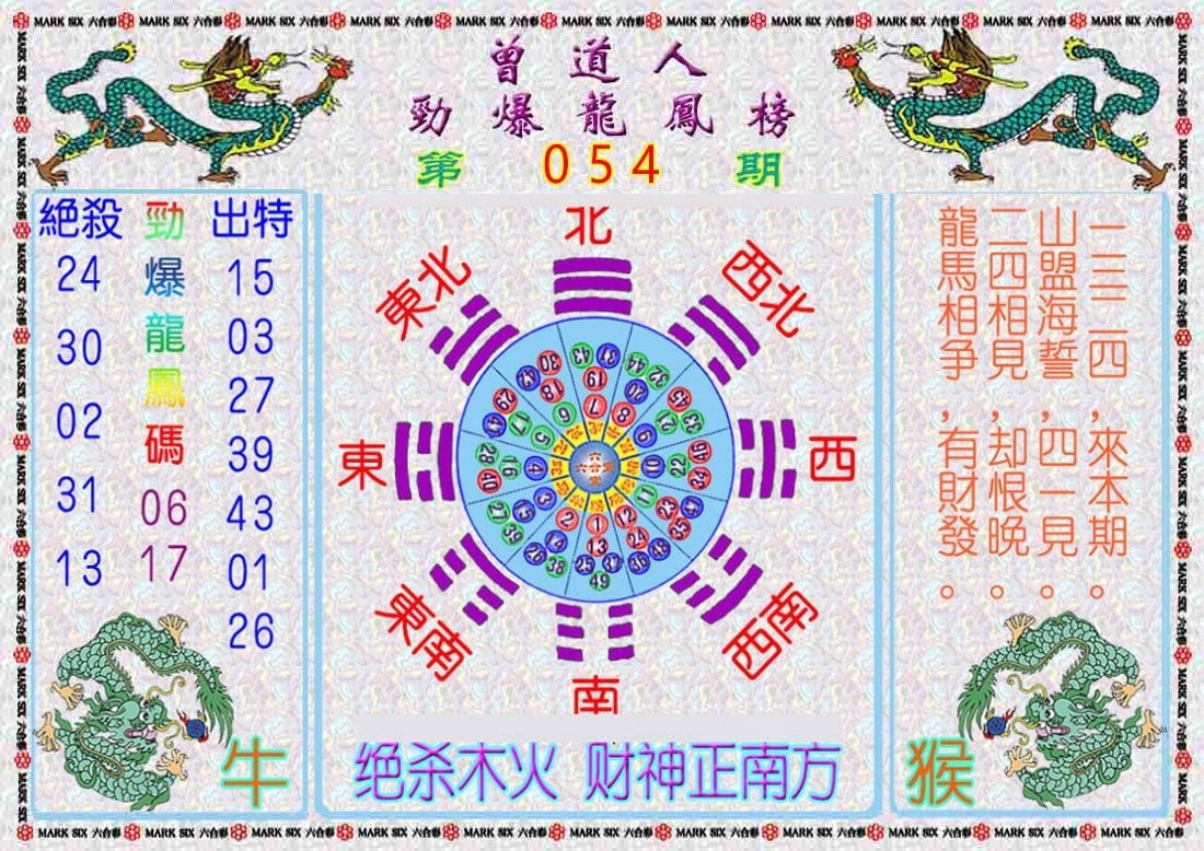 六合彩心水图库9|曾道人劲爆龙凤榜 六合彩心水图库9|曾道人劲爆龙凤榜