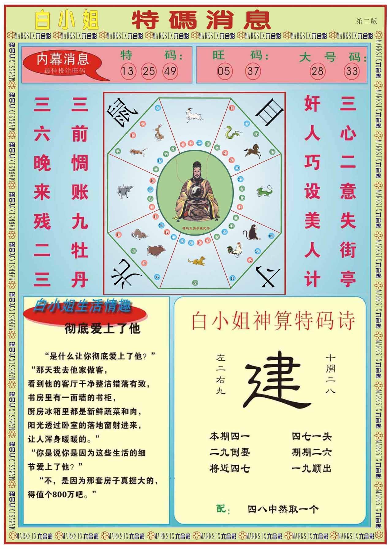 六合彩心水图库27|白小姐特码消息B 六合彩心水图库27|白小姐特码消息B