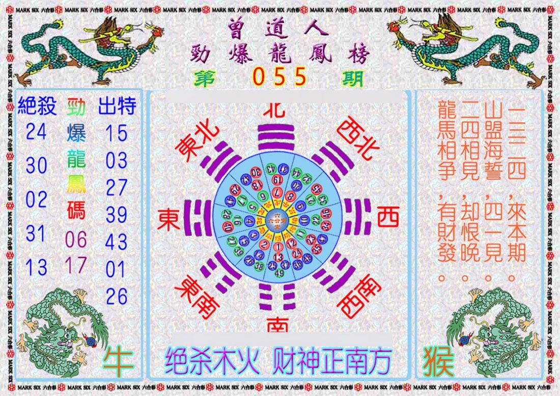 六合彩心水图库9|曾道人劲爆龙凤榜 六合彩心水图库9|曾道人劲爆龙凤榜