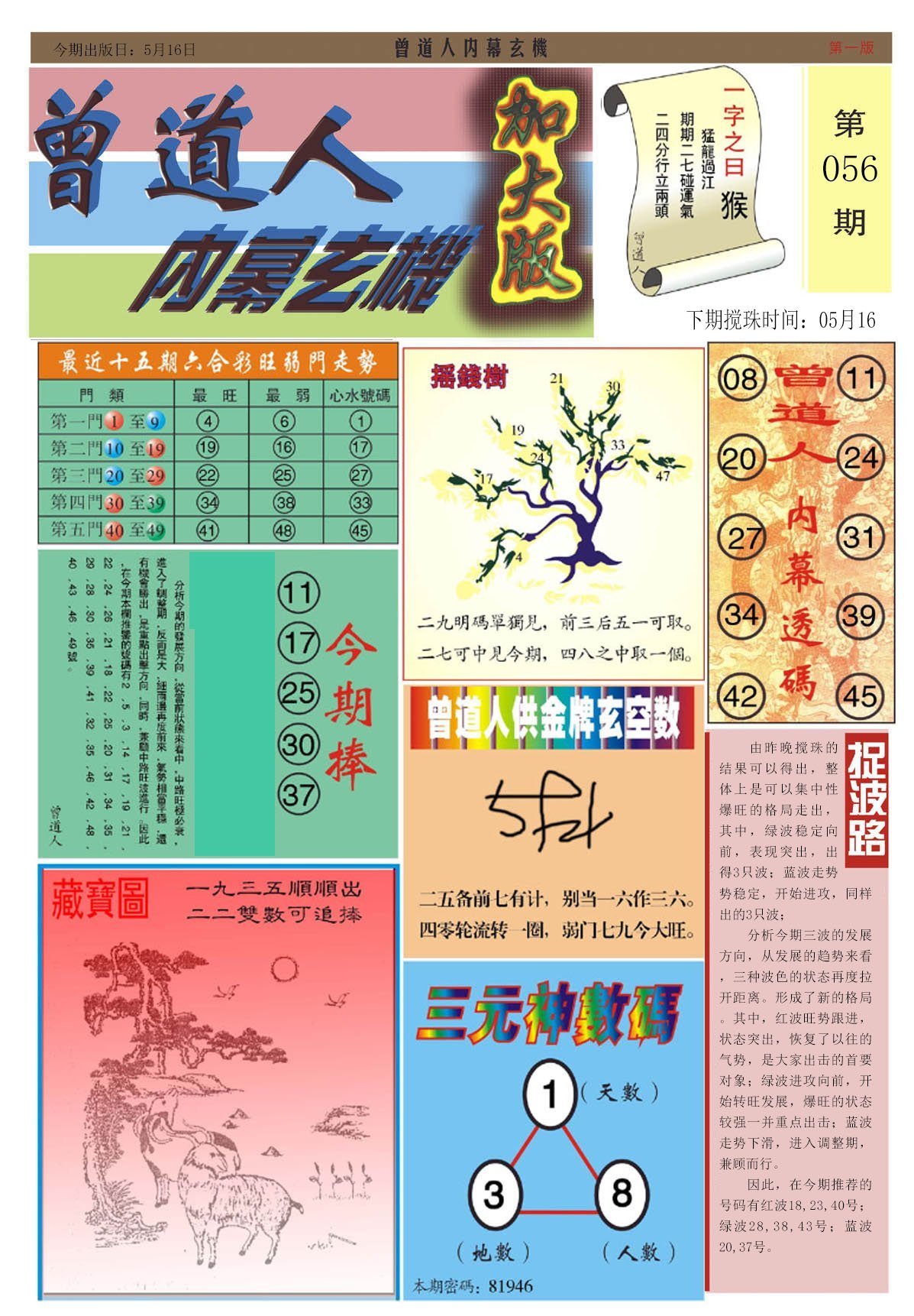 六合彩心水图库14|曾道人内幕A加大版 六合彩心水图库14|曾道人内幕A加大版