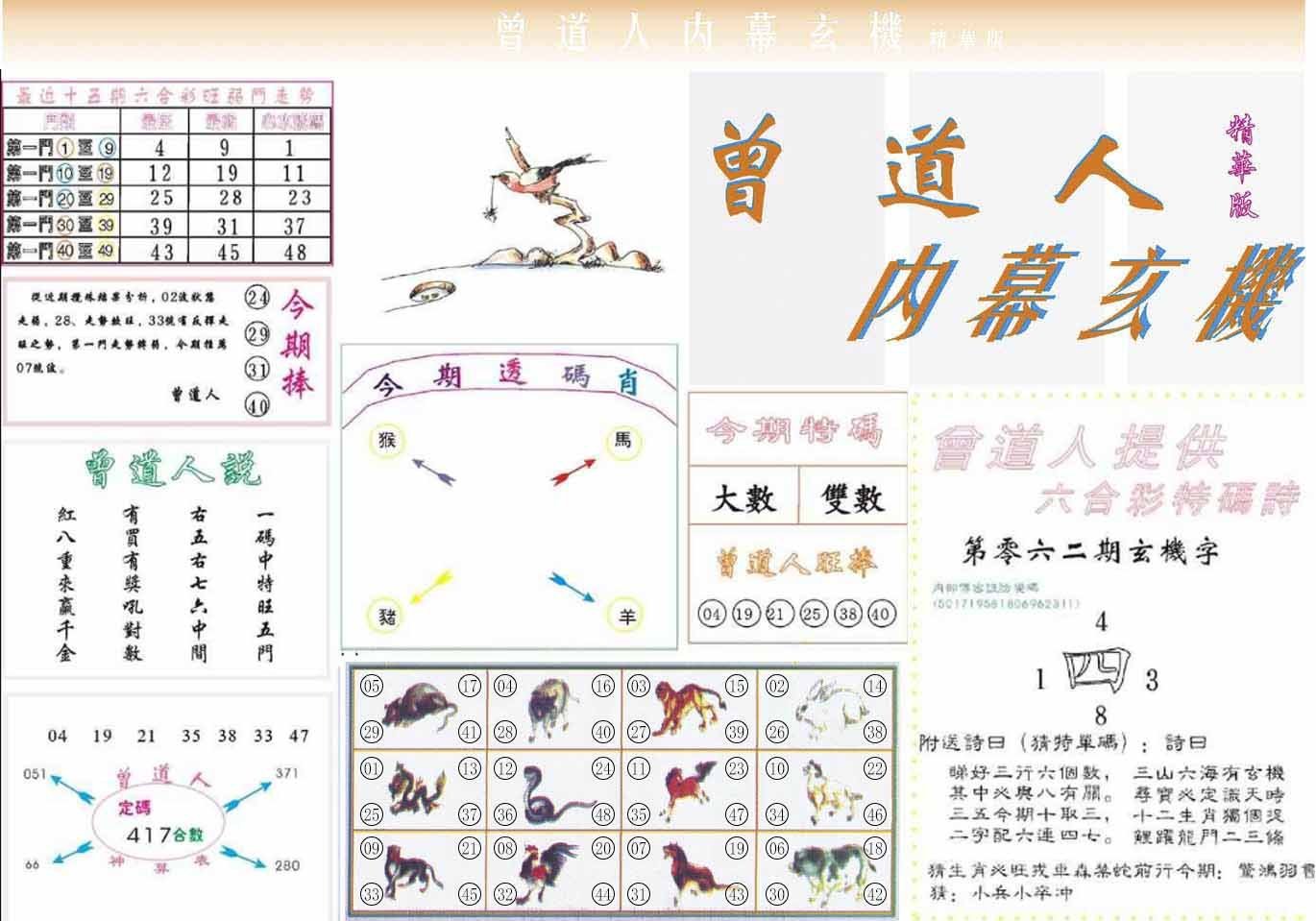 六合彩心水图库16|曾道人内幕精华版 六合彩心水图库16|曾道人内幕精华版