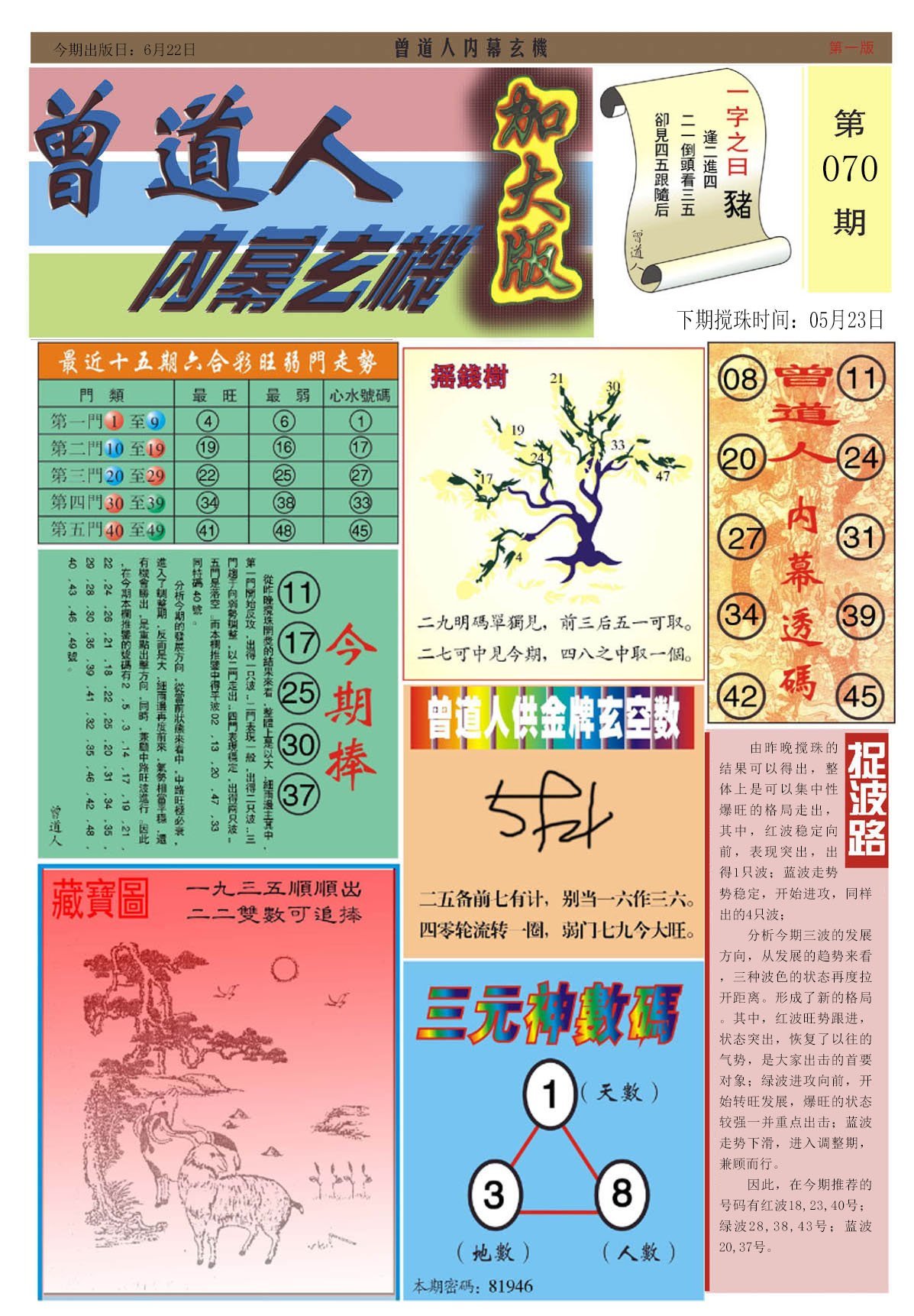 六合彩心水图库14|曾道人内幕A加大版 六合彩心水图库14|曾道人内幕A加大版