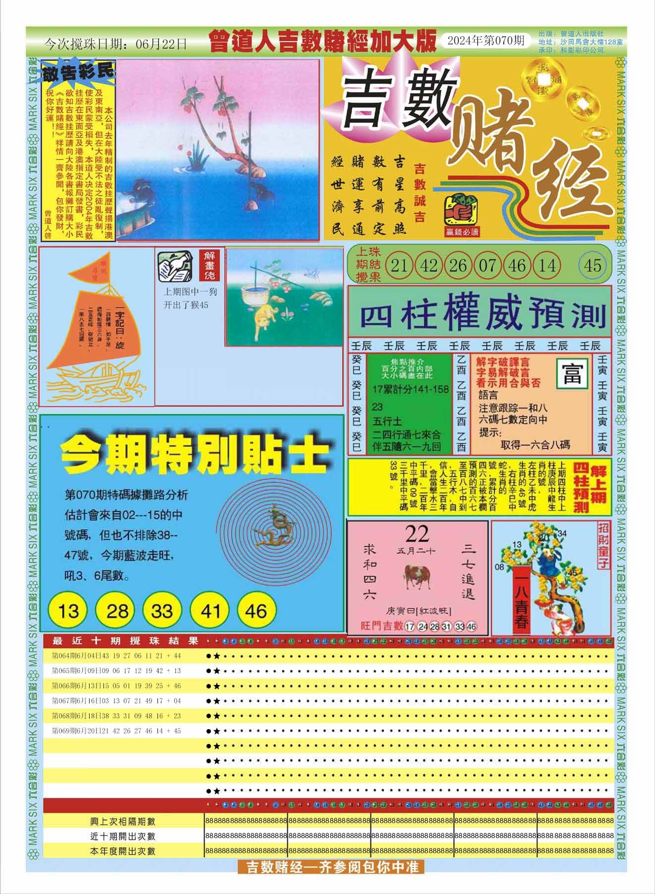 六合彩心水图库10|曾道人吉数赌经A加大版 六合彩心水图库10|曾道人吉数赌经A加大版