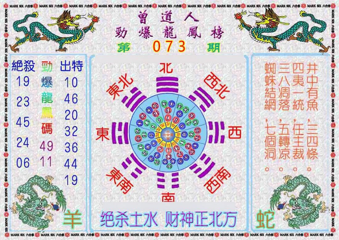 六合彩心水图库9|曾道人劲爆龙凤榜 六合彩心水图库9|曾道人劲爆龙凤榜