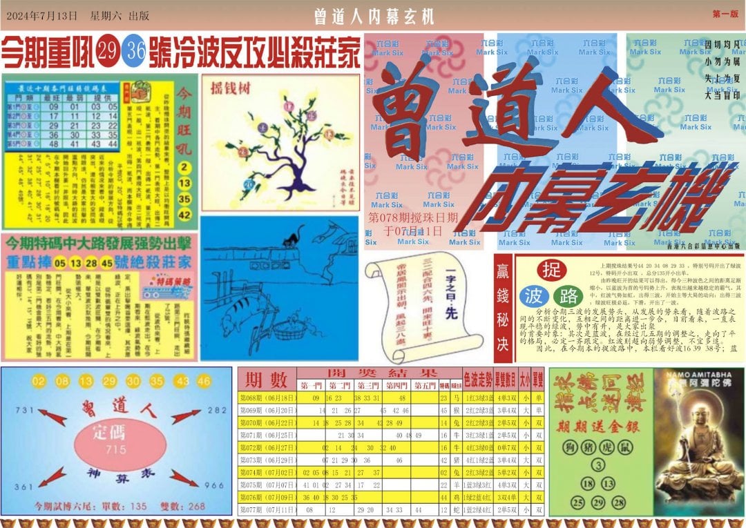 六合彩心水图库12|曾道人内幕A 六合彩心水图库12|曾道人内幕A