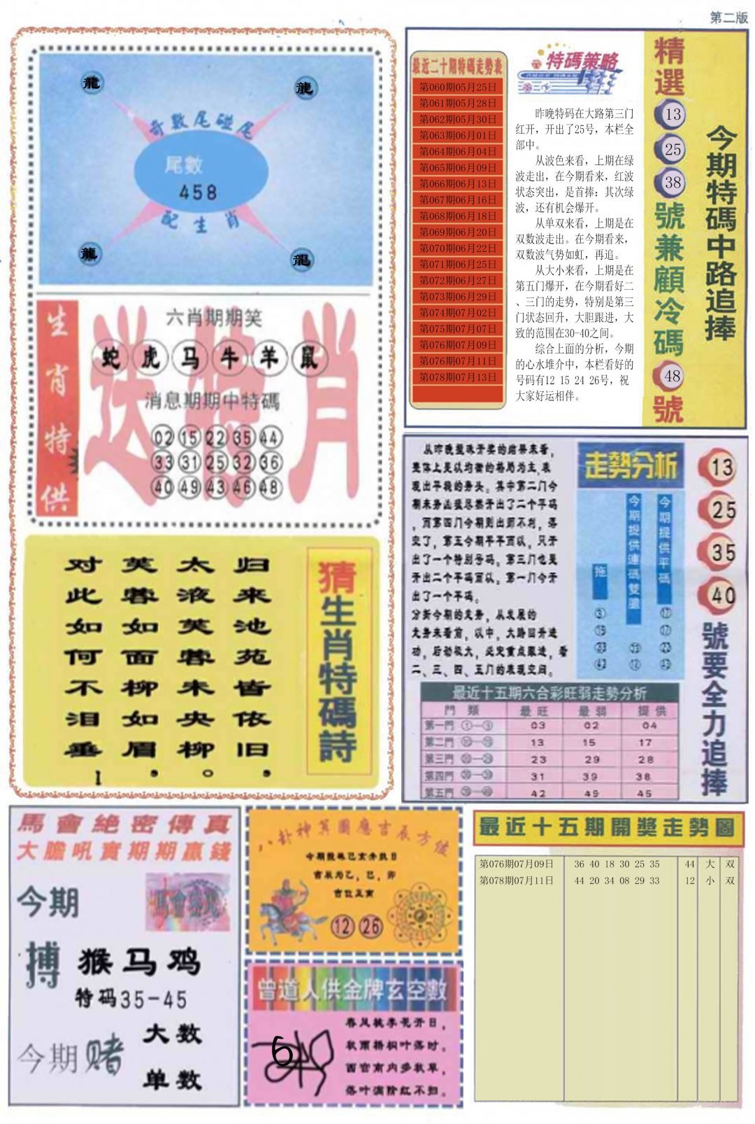 六合彩心水图库20|曾道人内幕消息B 六合彩心水图库20|曾道人内幕消息B