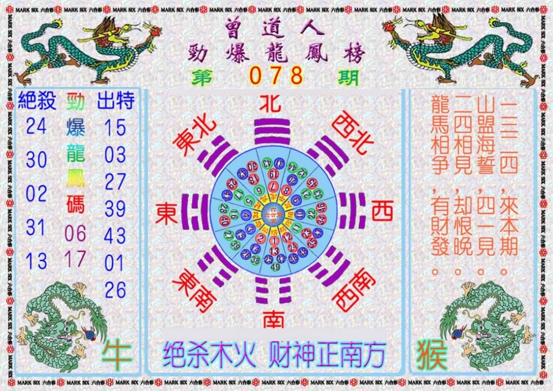 六合彩心水图库9|曾道人劲爆龙凤榜 六合彩心水图库9|曾道人劲爆龙凤榜