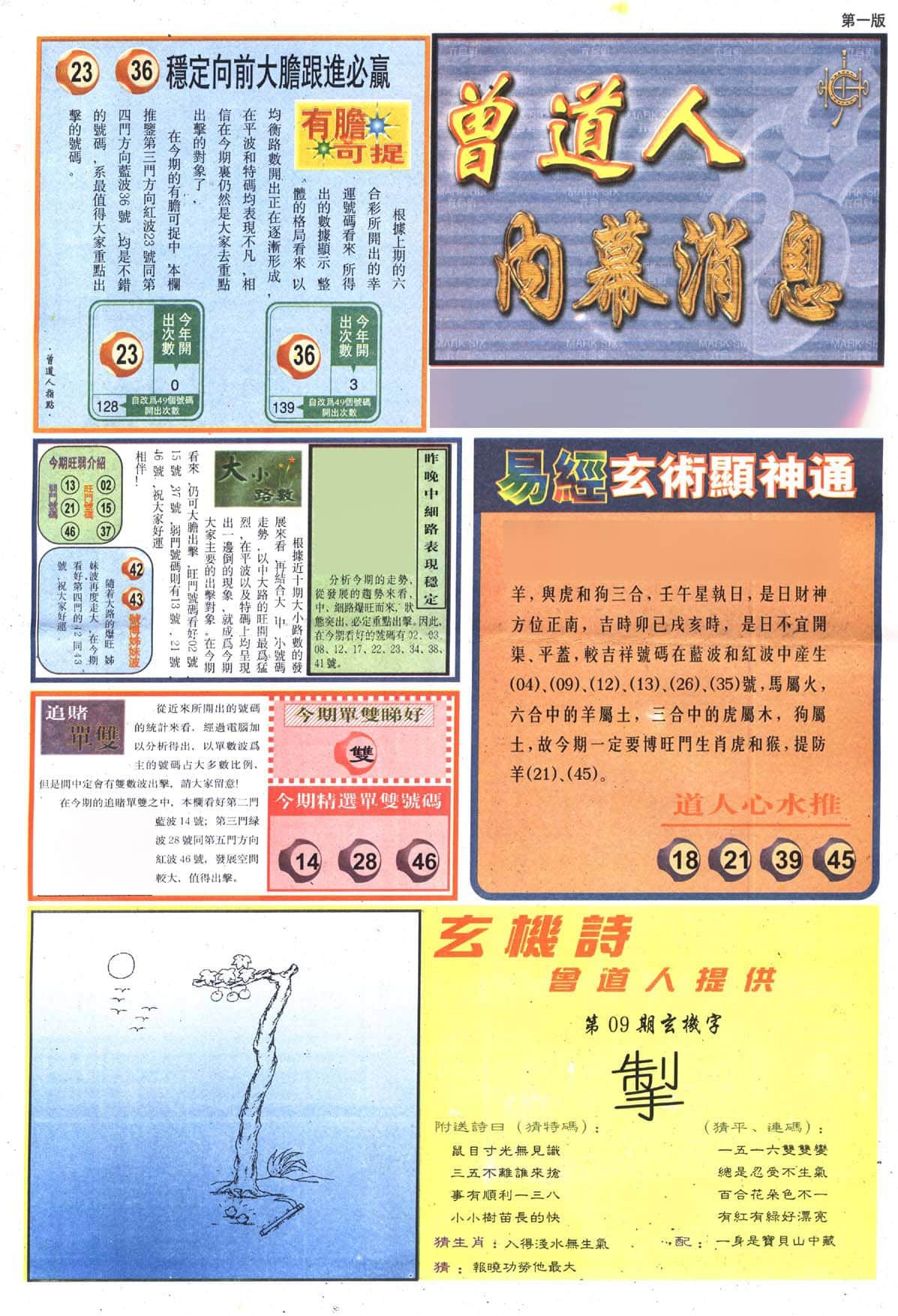 六合彩心水图库19|曾道人内幕消息A 六合彩心水图库19|曾道人内幕消息A
