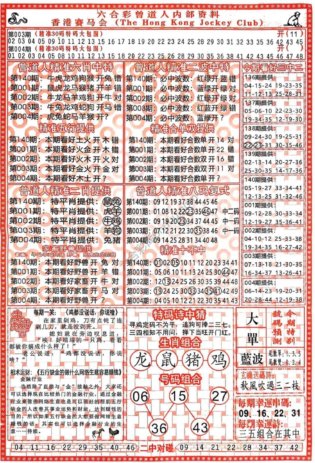 六合彩心水图库1｜曾道人内部资料