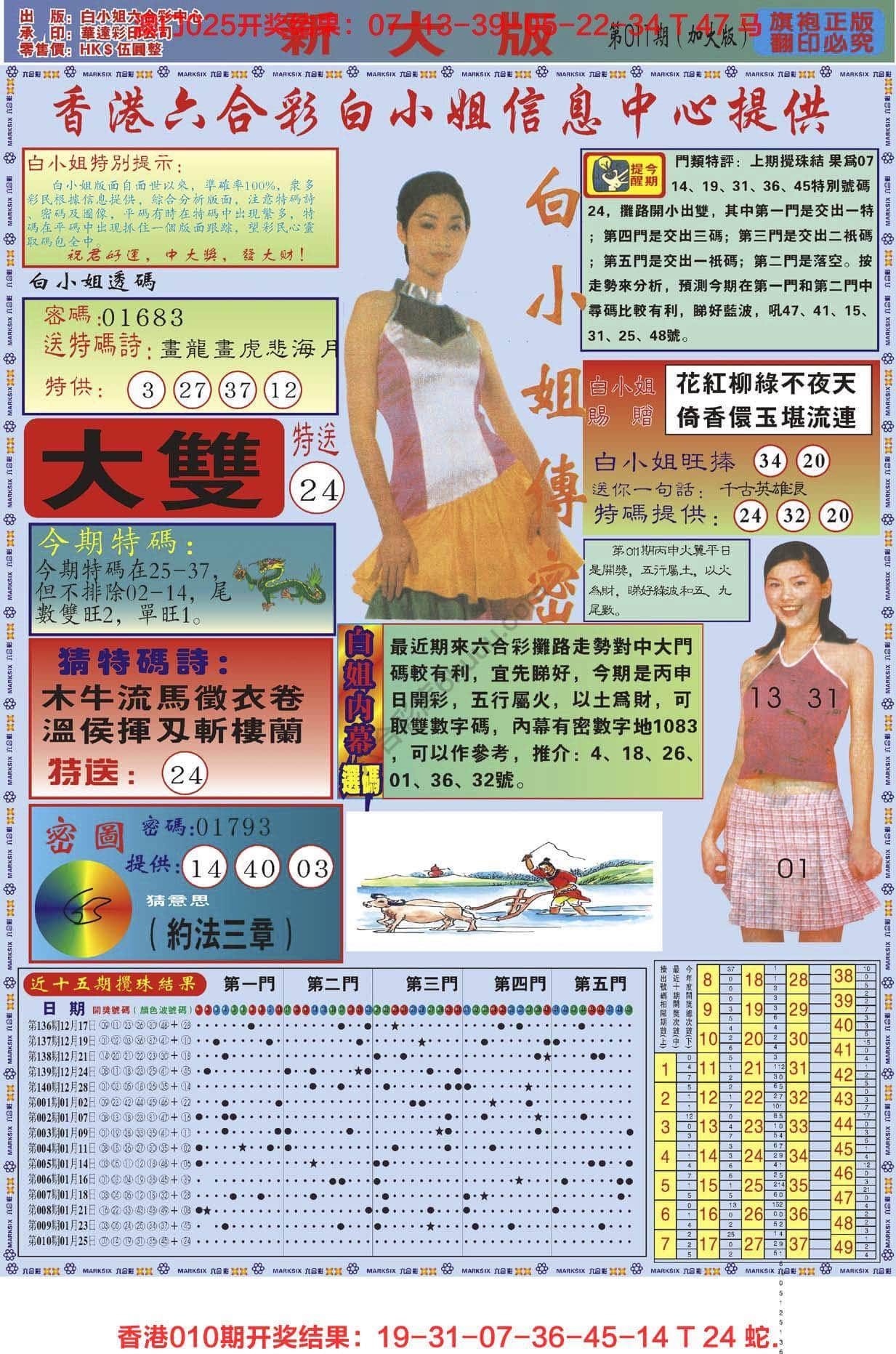 六合彩心水图库8｜白小姐旗袍加大版