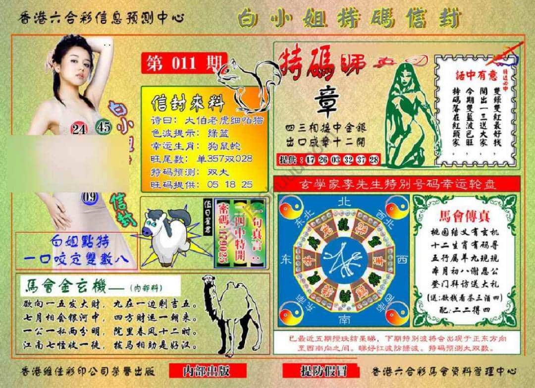 六合彩心水图库14｜白小姐特码信封