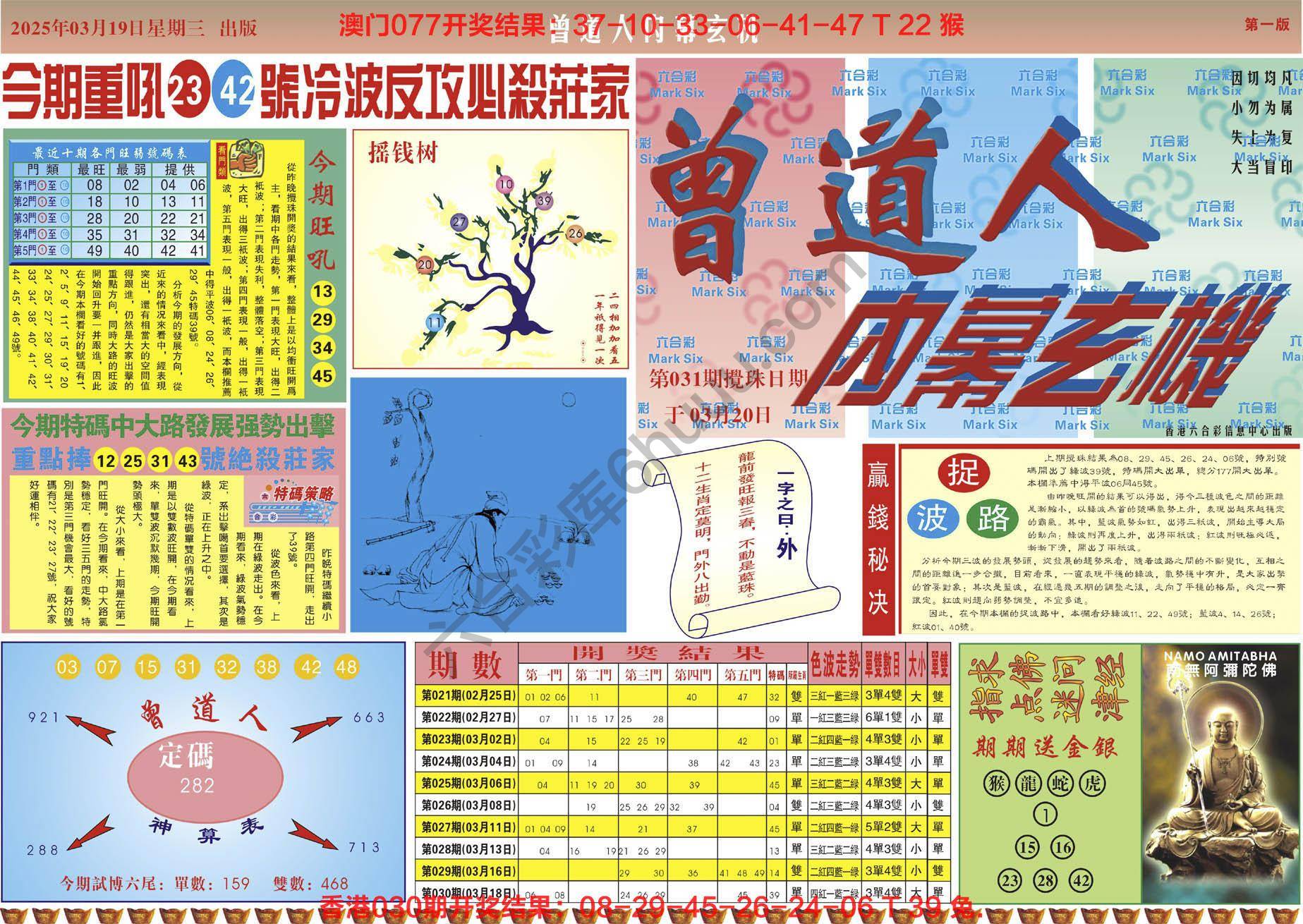 六合彩心水图库10｜曾道人内幕玄机