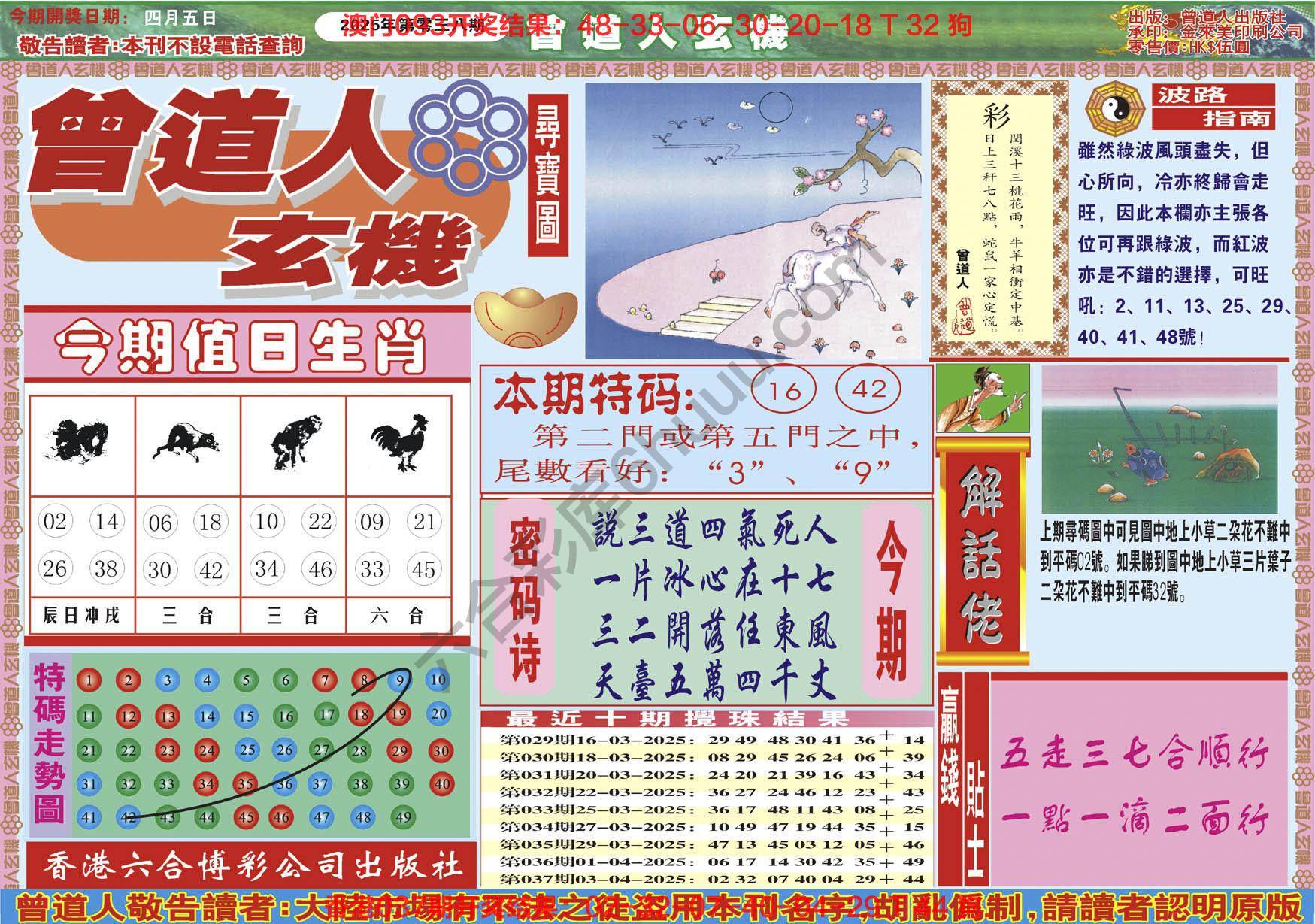 六合彩心水图库4｜曾道人玄机